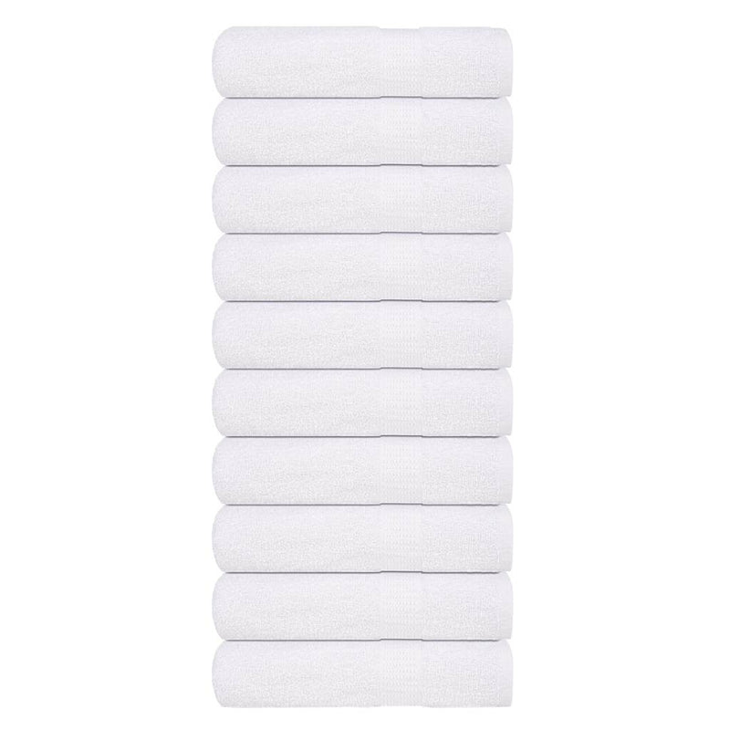 Vidaxl Asciugamani per doccia 10 ST 70x140 cm 360 g m² 100% di cotone bianco