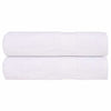 Asciugamani da bagno Vidaxl 2 St 100x150 cm 360 g m² 100% di cotone bianco