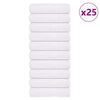 Asciugamani da bagno Vidaxl 25 ST 100x150 cm 360 g m² 100% di cotone bianco