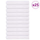 Vidaxl sauna asciugamani 25 st 80x200 cm 360 g m² 100% di cotone bianco