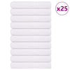 Toallas de sauna Vidaxl 25 st 80x200 cm 360 g m² 100% de algodón blanco