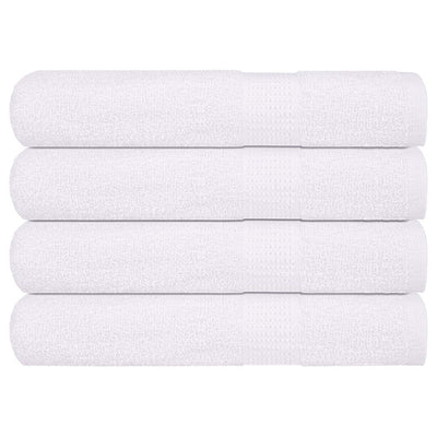 Asciugamani Vidaxl 4 ST 100x200 cm 360 g m² 100% di cotone bianco