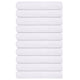 Asciugamani vidaxl 10 pezzi 100x200 cm 360 g m² 100% di cotone bianco