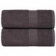 Vidaxl Washots 2 ST 15x21 cm 360 g m² 100% Cotton Anthracite colorato