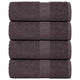Vidaxl Washots 4 ST 15x21 cm 360 g m² 100% Cotton Anthracite colorato