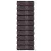 VIDAXL TOPAS 10 ST 15X21 CM 360 g m² 100% de antracita de algodón