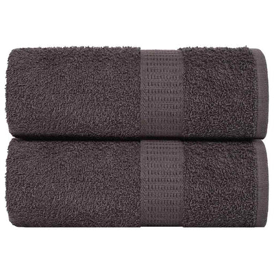 VIDAXL SALPES SAPAGGIO 2 ST 30x30 cm 360 g m² 100% Cotton Anthracite colorato