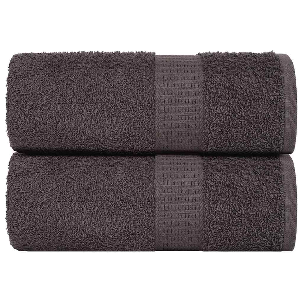 VIDAXL SALPES SAPAGGIO 2 ST 30x30 cm 360 g m² 100% Cotton Anthracite colorato