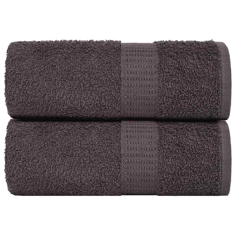 VIDAXL SALPES SAPAGGIO 2 ST 30x30 cm 360 g m² 100% Cotton Anthracite colorato