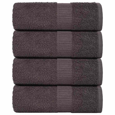 VIDAXL SALPES SPAINE 4 ST 30x30 cm 360 g m² 100% Cotton Anthracite colorato