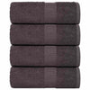 VIDAXL SALPES SPAINE 4 ST 30x30 cm 360 g m² 100% Cotton Anthracite colorato