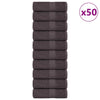 VIDAXL SALATURA DI SPACHE 50 ST 30x30cm 360 g m² 100% Cotton Anthracite Colorato