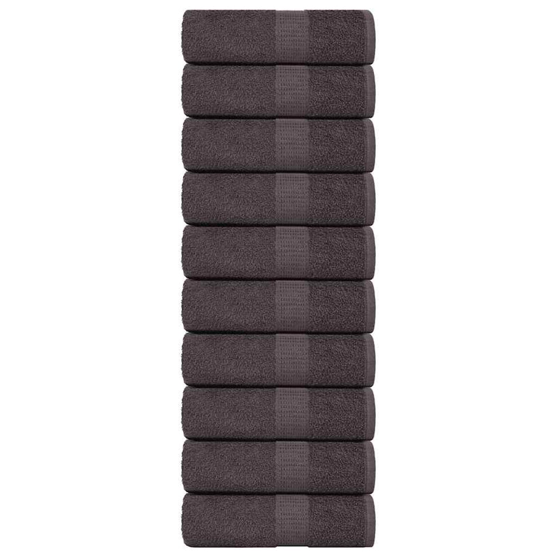 Vidaxl Guest Wipes 10st 30x50cm 360G m² 100% Cotton anthrored