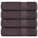 Toallas Vidaxl 4 ST 50x100 cm 360 g m² 100% de antracita de algodón