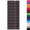 Asciugamani vidaxl 10st 50x100 cm 360 g m² 100% di cotone antracite colorato