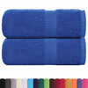 VIDAXL SALPES SPAINE 2 ST 30x30 cm 360 g m² 100% blu di cotone