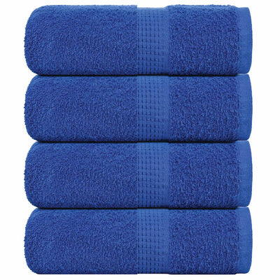 Toallitas de jabón Vidaxl 4 ST 30x30 cm 360 g m² 100% de algodón azul