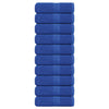 VIDAXL SALPES SPAINE 10 ST 30x30 cm 360 g m² 100% blu di cotone