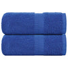 Toallitas invitadas de Vidaxl 2 pcs 30x50 cm 360 g m² 100% de algodón azul