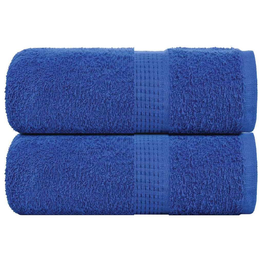 Vidaxl Guest Wipes 2 PCS 30x50 cm 360 g m² 100% di cotone blu