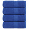 VIDAXL GUEST SCARICHE 4 ST 30x50 cm 360 g m² 100% blu cotone