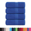 VIDAXL GUEST SCARICHE 4 ST 30x50 cm 360 g m² 100% blu cotone