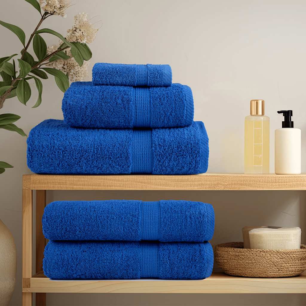 Vidaxl Guest Wipes 10 PCS 30x50 cm 360 g m² 100% di cotone blu