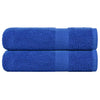 Toallas Vidaxl 2 ST 50x100 cm 360 g m² 100% de algodón azul