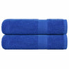 Vidaxl Asciugamani per doccia 2 ST 70x140 cm 360 g m² 100% di cotone blu