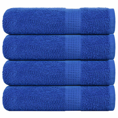 Toallas de ducha Vidaxl 4 ST 70x140 cm 360 g m² 100% de algodón azul