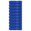 Vidaxl Asciugamani per doccia 10 ST 70x140 cm 360 g m² 100% di cotone blu