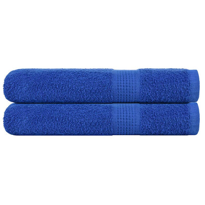 Vidaxl saunahanddoeken frogn 2 st 80x200 cm 360 g m² blauw