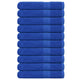 Asciugamani Vidaxl 10 pezzi 100x200 cm 360 g m² 100% blu cotone