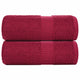Toallitas de jabón Vidaxl 2 st 30x30 cm 360 g m² 100% algodón de algodón rojo