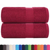 VIDAXL SALATURA DI SAPAGGIO 2 ST 30x30 cm 360 g m² 100% di cotone borgogna rosso