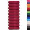 Vidaxl Guest Wipes 10 PCS 30x50 cm 360 g m² 100% Cotone Burgundy Red