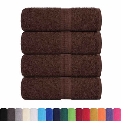 Vidaxl gastendoekjes frogn 4 st 30x50 cm 360 g m² bruin