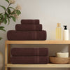 Vidaxl Asciugamani per doccia 10 ST 70x140 cm 360 g m² 100% di cotone marrone