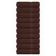 Toallas de baño Vidaxl 10 PCS 100x150 cm 360 g m² 100% de algodón marrón