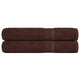 Toallas de sauna Vidaxl 2 st 80x200 cm 360 g m² 100% de algodón marrón