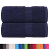 Vidaxl Guest Wipes 2 PCS 30x50 cm 360 g m² 100% Cotton Navy Blue