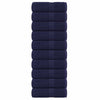 Vidaxl Guest Wipes da 10 pezzi 30x50 cm 360 g m² 100% cotone blu navy