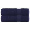 Vidaxl handdoeken frogn 2 st 50x100 cm 360 g m² marineblauw