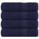 Asciugamani Vidaxl 4 ST 50x100 cm 360 g m² 100% cotone blu navy