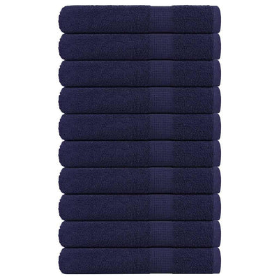 Vidaxl saunahanddoeken frogn 10 st 80x200 cm 360 g m² marineblauw