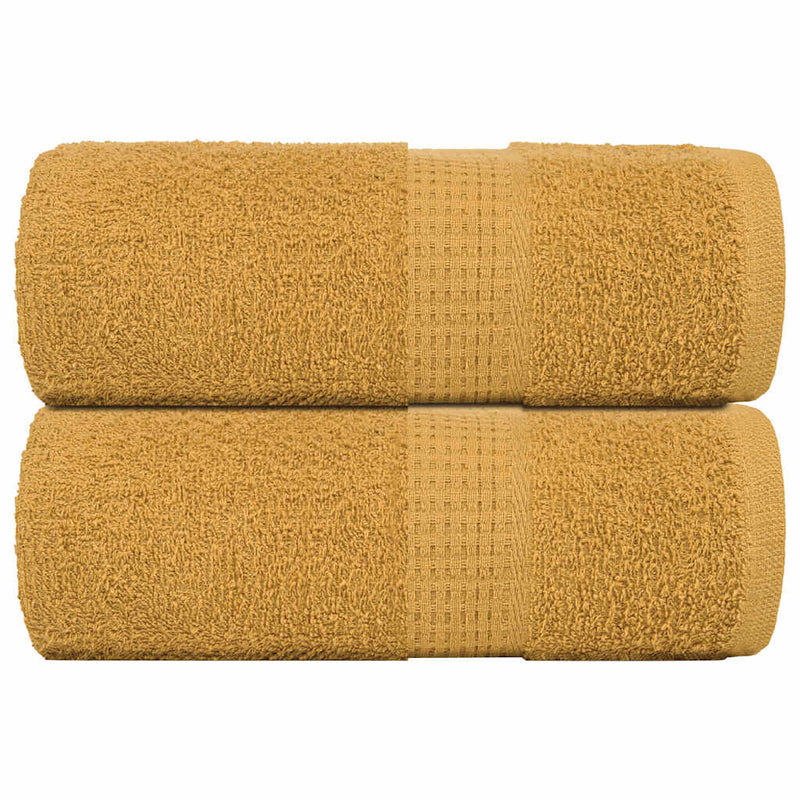 VIDAXL SALATURA DI SPAINE 2 ST 30x30 cm 360 g m² 100% in oro di cotone colorato