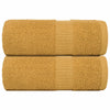 Toallitas de jabón Vidaxl 2 st 30x30 cm 360 g m² 100% de oro de algodón