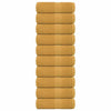 VIDAXL SALATURA DI SPACHE 10 ST 30x30 cm 360 g m² 100% in oro di cotone colorato