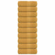 Toallitas de jabón Vidaxl 10 st 30x30 cm 360 g m² 100% de oro de algodón