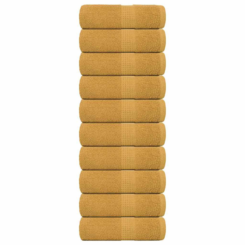 VIDAXL SALATURA DI SPACHE 10 ST 30x30 cm 360 g m² 100% in oro di cotone colorato